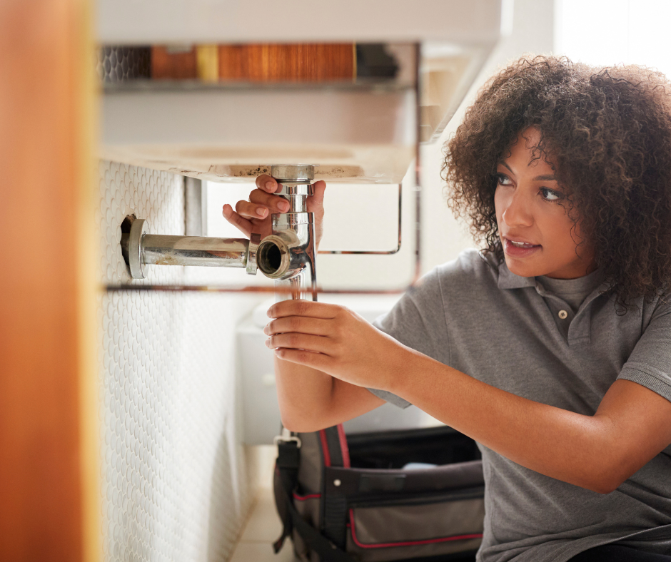 female plumber